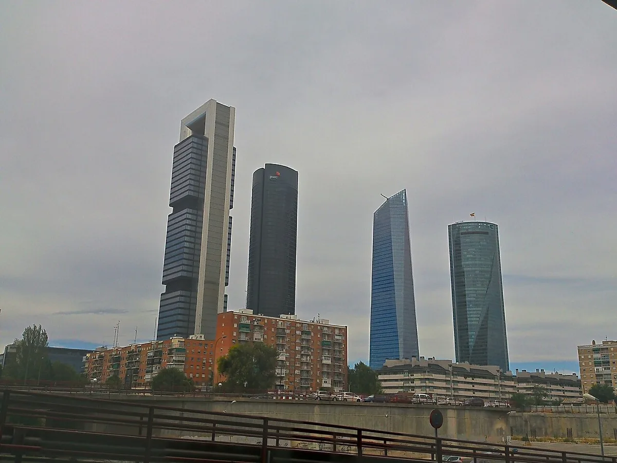 Madrid skyline: editorial context for commercial infrastructure