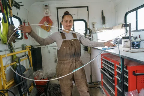 Illustrative equipment reference: "fiber cable" for Armenia project planning