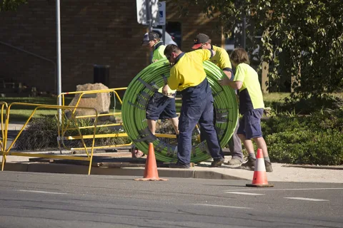 Illustrative equipment reference: "fibre cable" for Bosnia and Herzegovina project planning