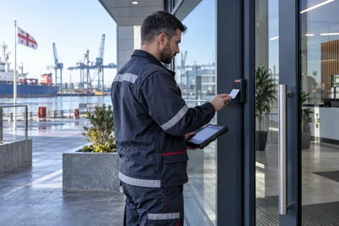 Generated service illustration: Access control and security integration for Georgia project planning