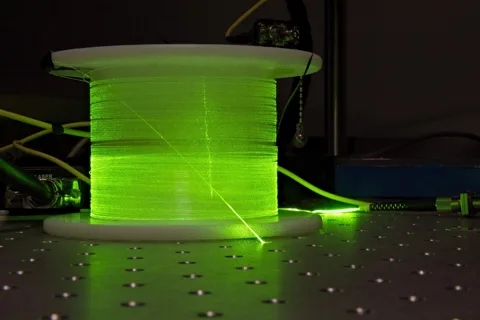 Illustrative equipment reference: "fiber optic" for Montenegro project planning