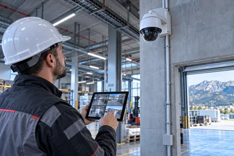 Generated service illustration: Commercial CCTV installation for Montenegro project planning