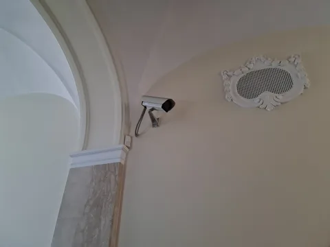Illustrative equipment reference: "CCTV camera" for Slovenia project planning
