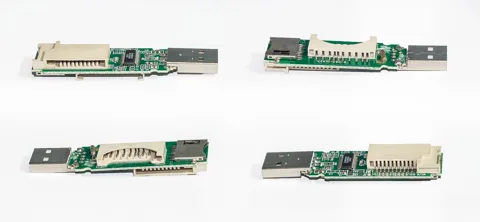 Illustrative equipment reference: "card reader" for Sweden project planning