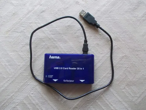 Illustrative equipment reference: "card reader" for Florida project planning