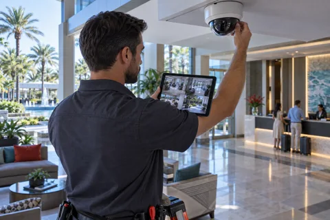 Generated service illustration: Commercial CCTV installation for Florida project planning