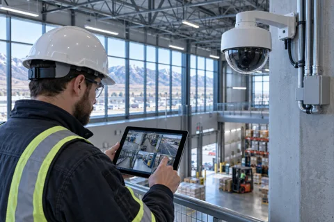 Generated service illustration: Commercial CCTV installation for Idaho project planning