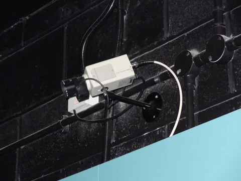 Illustrative equipment reference: "surveillance camera" for Missouri project planning