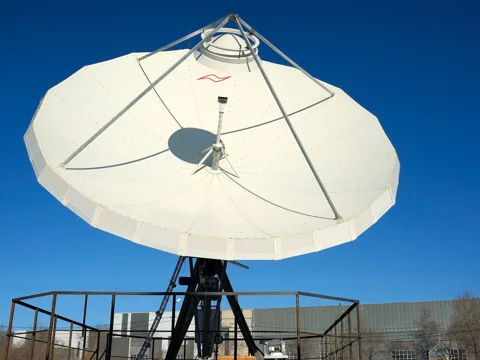 Illustrative equipment reference: "satellite dish" for Montana project planning