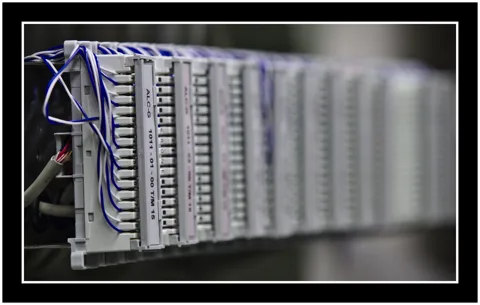 Illustrative equipment reference: "patch panel" for New York project planning