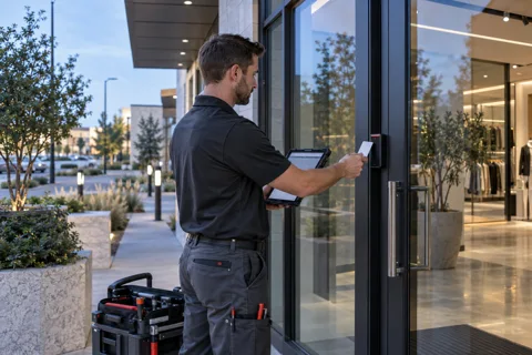 Generated service illustration: Access control and security integration for Oklahoma project planning
