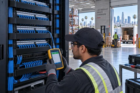 Generated service illustration: Structured cabling for United States project planning