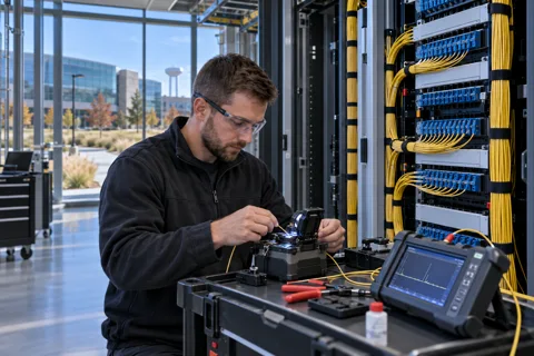 Generated service illustration: Private fibre infrastructure for South Dakota project planning